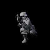 World War 2 Under Fire German Rifleman E Miniature for Dungeons and Dragons, Pathfinder or other TTRPGs