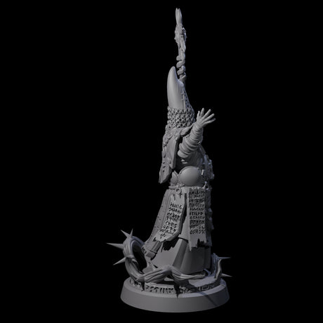 Worshipping Masked Clergy B Miniature for Dungeons and Dragons, Pathfinder or other TTRPGs