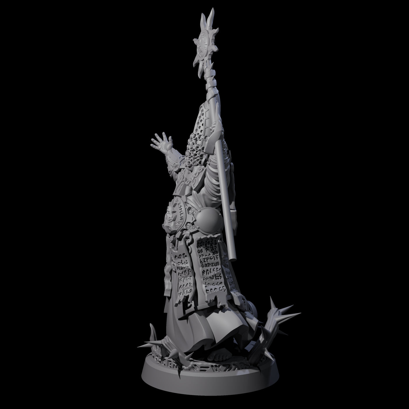Worshipping Masked Clergy B Miniature for Dungeons and Dragons, Pathfinder or other TTRPGs