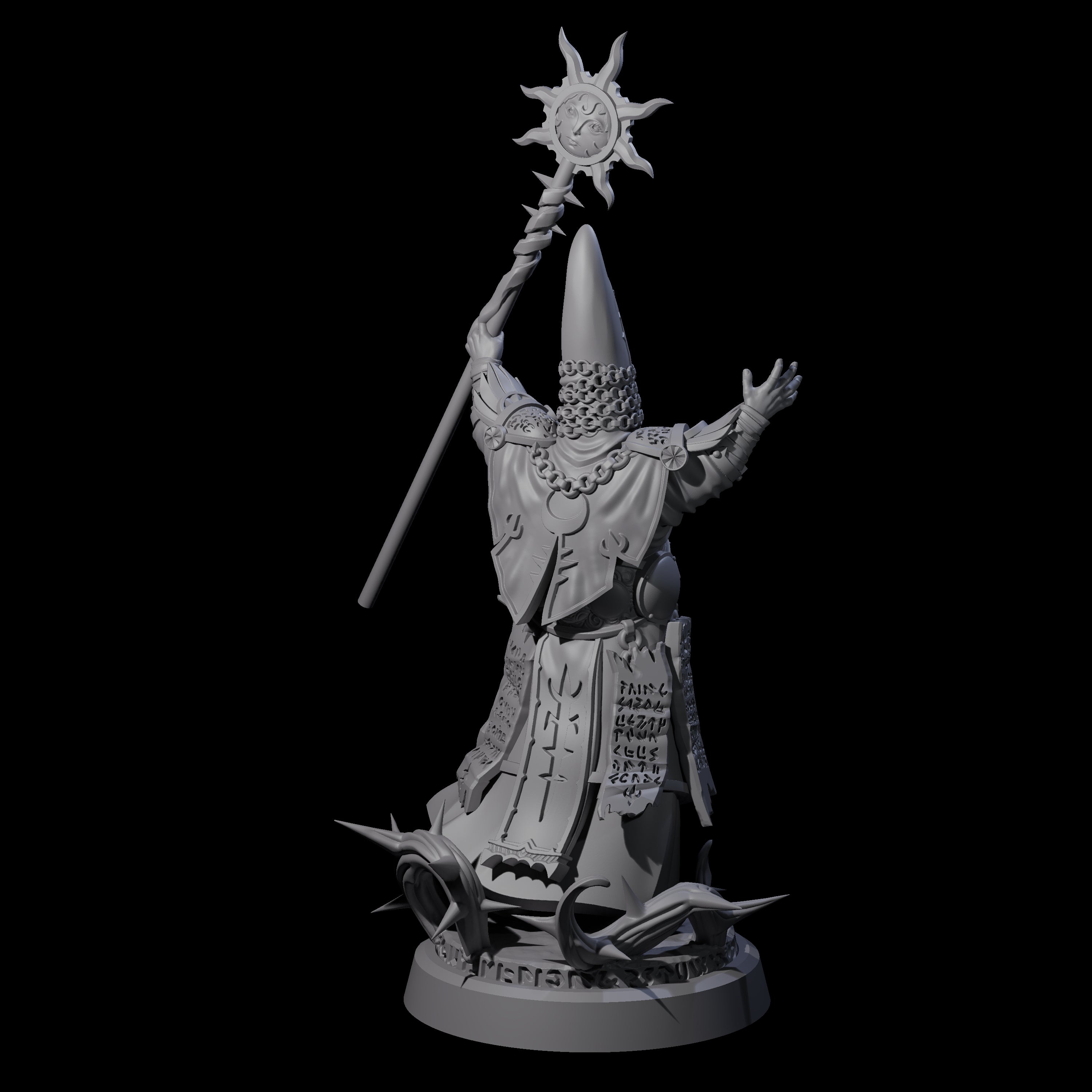 Worshipping Masked Clergy B Miniature for Dungeons and Dragons, Pathfinder or other TTRPGs