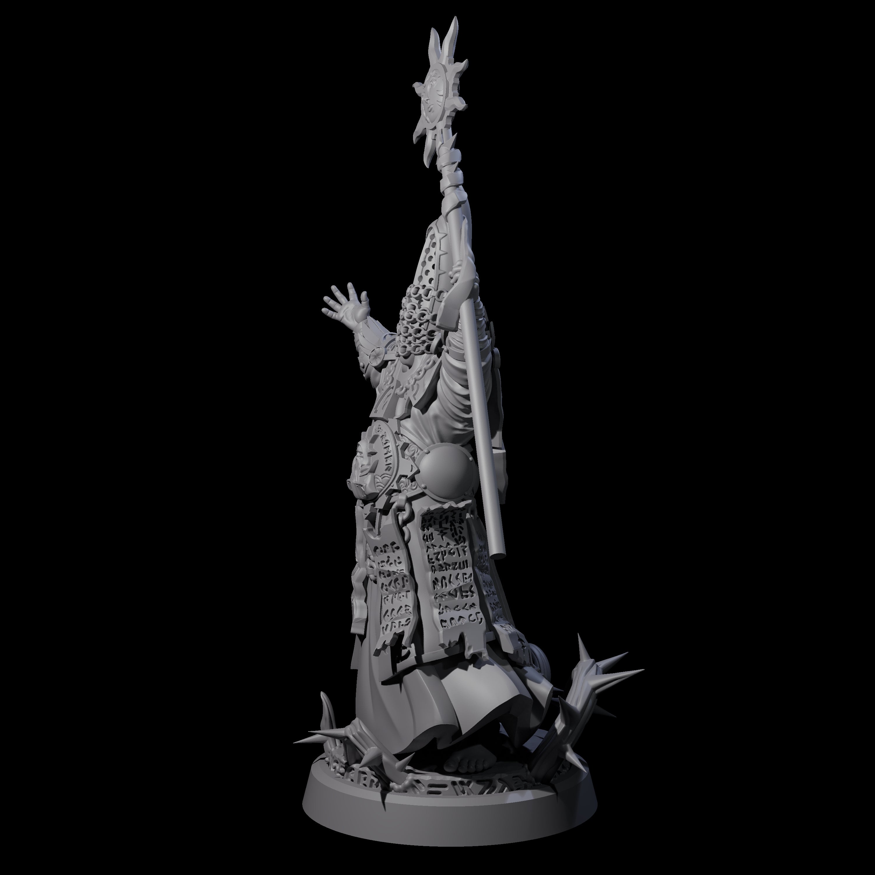 Worshipping Masked Clergy B Miniature for Dungeons and Dragons, Pathfinder or other TTRPGs