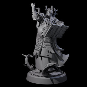 Worshipping Masked Clergy C Miniature for Dungeons and Dragons, Pathfinder or other TTRPGs