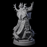 Worshipping Masked Clergy C Miniature for Dungeons and Dragons, Pathfinder or other TTRPGs
