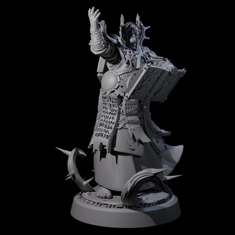 Worshipping Masked Clergy C Miniature for Dungeons and Dragons, Pathfinder or other TTRPGs