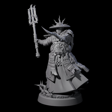 Worshipping Masked Clergy D Miniature for Dungeons and Dragons, Pathfinder or other TTRPGs