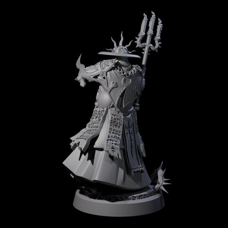 Worshipping Masked Clergy D Miniature for Dungeons and Dragons, Pathfinder or other TTRPGs