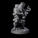 Wounded Goblin Alchemist Miniature for Dungeons and Dragons, Pathfinder or other TTRPGs