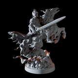Wraith Knight Miniature for Dungeons and Dragons, Pathfinder or other TTRPGs