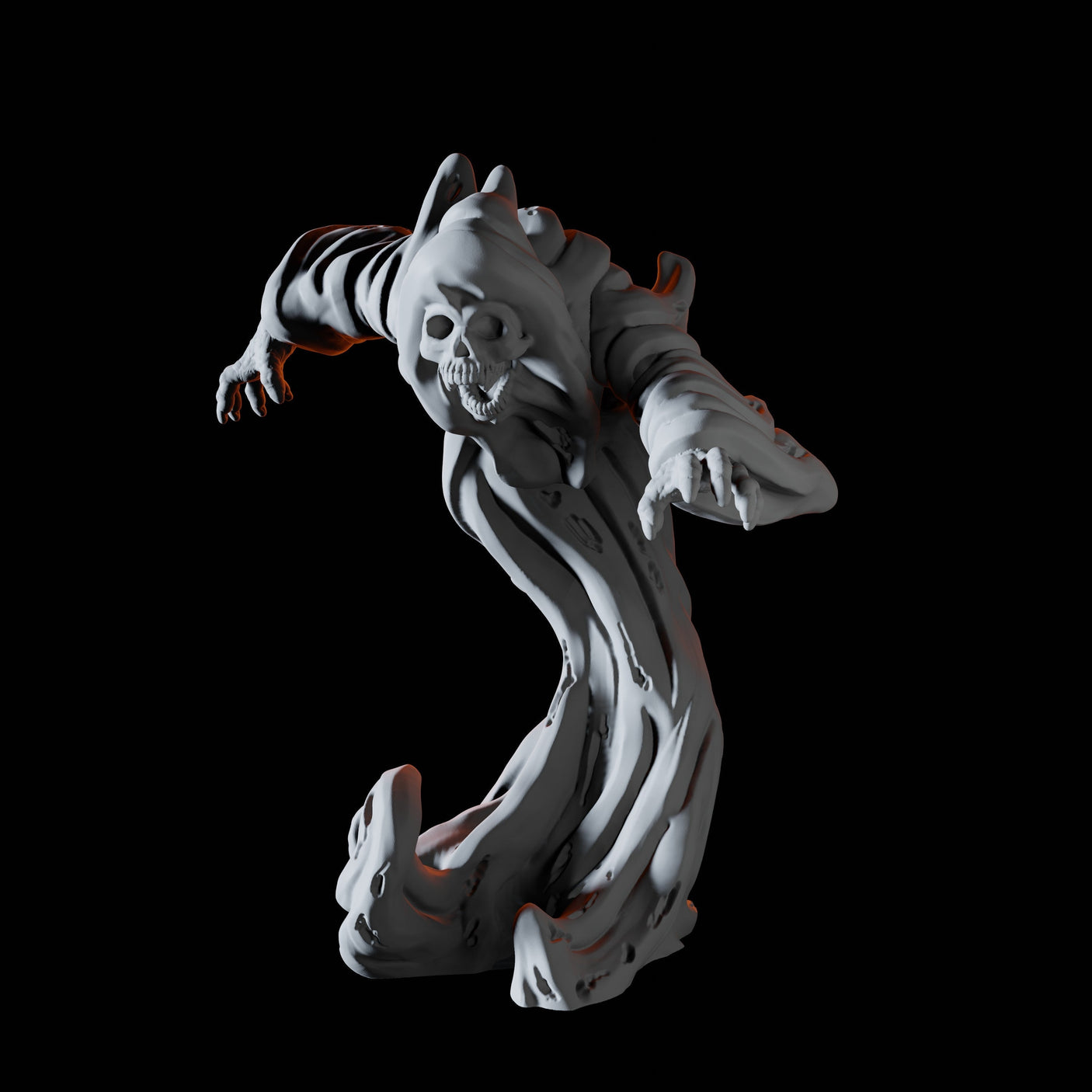 Wraith Miniature for Dungeons and Dragons, Pathfinder or other TTRPGs