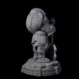 Wrapped Up Warrior of the North A Miniature for Dungeons and Dragons, Pathfinder or other TTRPGs