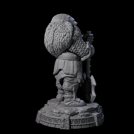 Wrapped Up Warrior of the North A Miniature for Dungeons and Dragons, Pathfinder or other TTRPGs