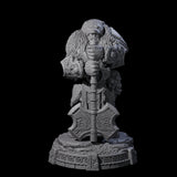 Wrapped Up Warrior of the North A Miniature for Dungeons and Dragons, Pathfinder or other TTRPGs