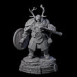 Wrapped Up Warrior of the North B Miniature for Dungeons and Dragons, Pathfinder or other TTRPGs