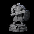 Wrapped Up Warrior of the North D Miniature for Dungeons and Dragons, Pathfinder or other TTRPGs