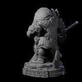 Wrapped Up Warrior of the North E Miniature for Dungeons and Dragons, Pathfinder or other TTRPGs