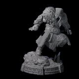 Wrapped Up Warrior of the North F Miniature for Dungeons and Dragons, Pathfinder or other TTRPGs
