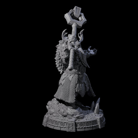Wrapped Up Warrior of the North G Miniature for Dungeons and Dragons, Pathfinder or other TTRPGs