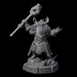 Wrapped Up Warrior of the North G Miniature for Dungeons and Dragons, Pathfinder or other TTRPGs