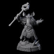 Wrapped Up Warrior of the North G Miniature for Dungeons and Dragons, Pathfinder or other TTRPGs