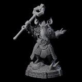 Wrapped Up Warrior of the North G Miniature for Dungeons and Dragons, Pathfinder or other TTRPGs