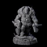 Wrapped Up Warrior of the North H Miniature for Dungeons and Dragons, Pathfinder or other TTRPGs