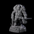 Wrapped Up Warrior of the North H Miniature for Dungeons and Dragons, Pathfinder or other TTRPGs