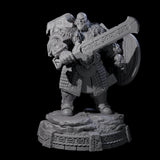 Wrapped Up Warrior of the North I Miniature for Dungeons and Dragons, Pathfinder or other TTRPGs