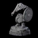Wrapped Up Warrior of the North I Miniature for Dungeons and Dragons, Pathfinder or other TTRPGs