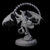 Wrathful Demon Courtier A Miniature for Dungeons and Dragons, Pathfinder or other TTRPGs