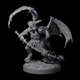 Wrathful Demon Courtier B Miniature for Dungeons and Dragons, Pathfinder or other TTRPGs