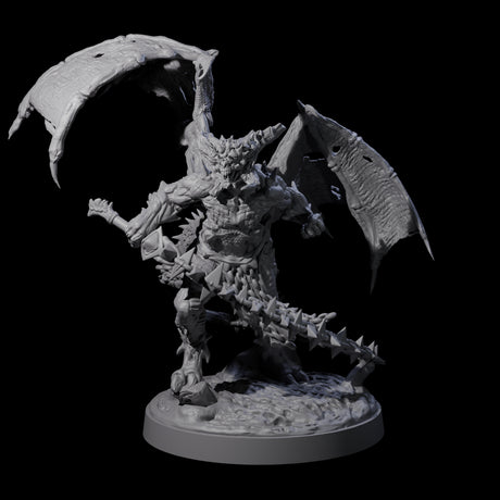 Wrathful Demon Courtiers Miniature for Dungeons and Dragons, Pathfinder or other TTRPGs