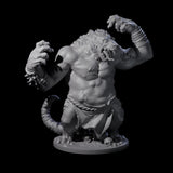 Wrathful Ratfolk Berserker Miniature for Dungeons and Dragons, Pathfinder or other TTRPGs