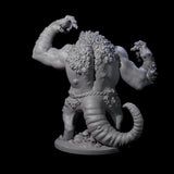 Wrathful Ratfolk Berserker Miniature for Dungeons and Dragons, Pathfinder or other TTRPGs