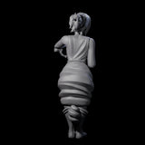 Wringing Out Washerwoman Miniature for Dungeons and Dragons, Pathfinder or other TTRPGs