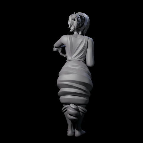 Wringing Out Washerwoman Miniature for Dungeons and Dragons, Pathfinder or other TTRPGs