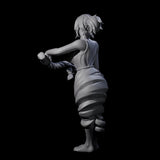 Wringing Out Washerwoman Miniature for Dungeons and Dragons, Pathfinder or other TTRPGs