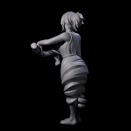 Wringing Out Washerwoman Miniature for Dungeons and Dragons, Pathfinder or other TTRPGs