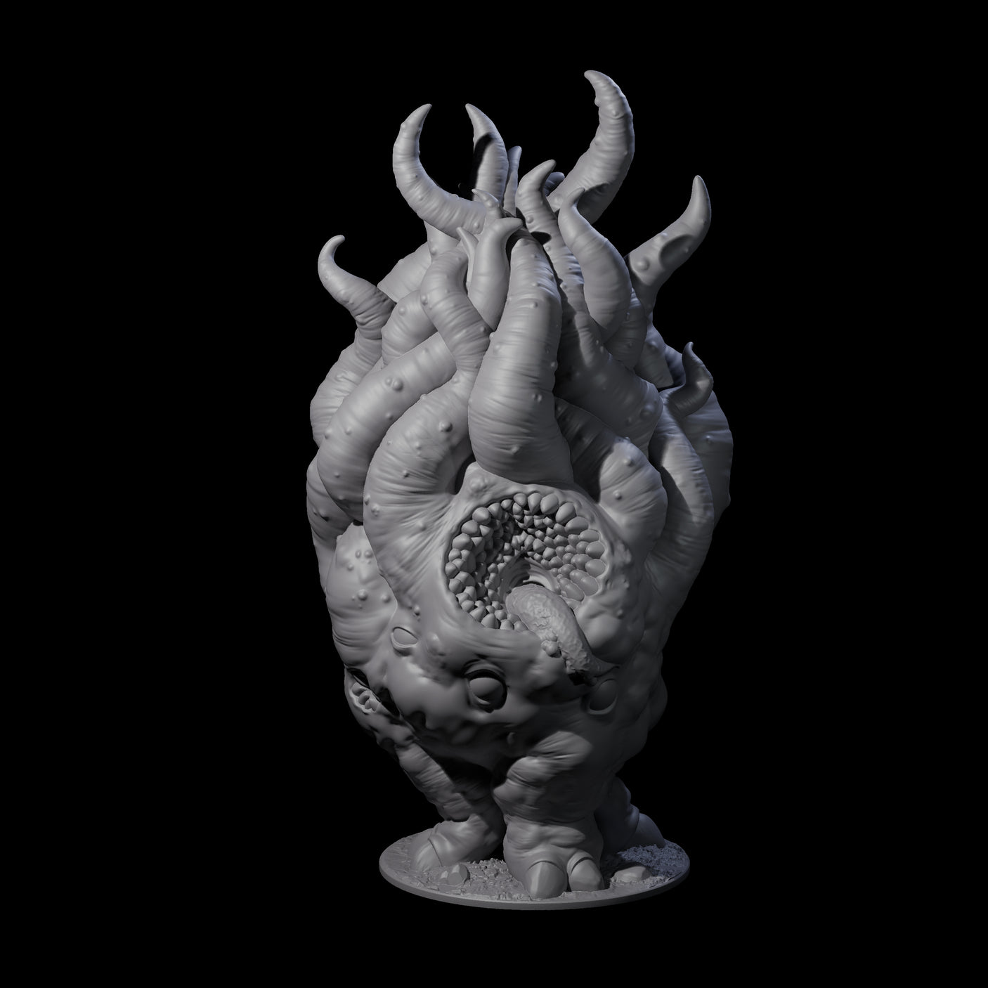 Writhing Roper Monstrosity Miniature for Dungeons and Dragons, Pathfinder or other TTRPGs