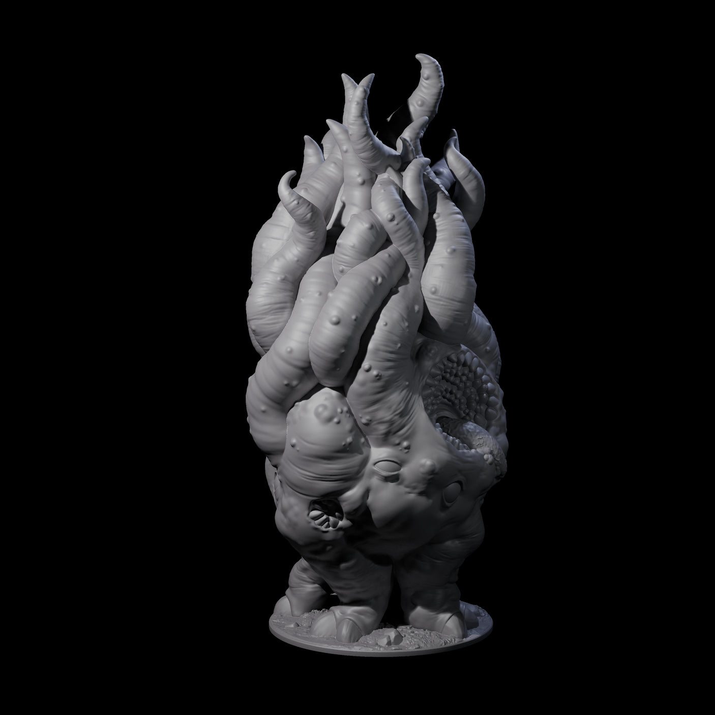 Writhing Roper Monstrosity Miniature for Dungeons and Dragons, Pathfinder or other TTRPGs