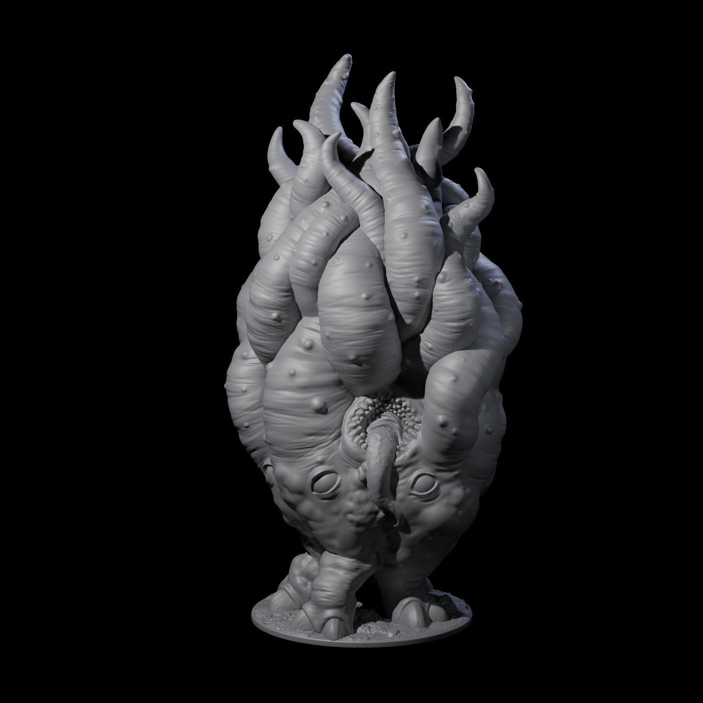 Writhing Roper Monstrosity Miniature for Dungeons and Dragons, Pathfinder or other TTRPGs
