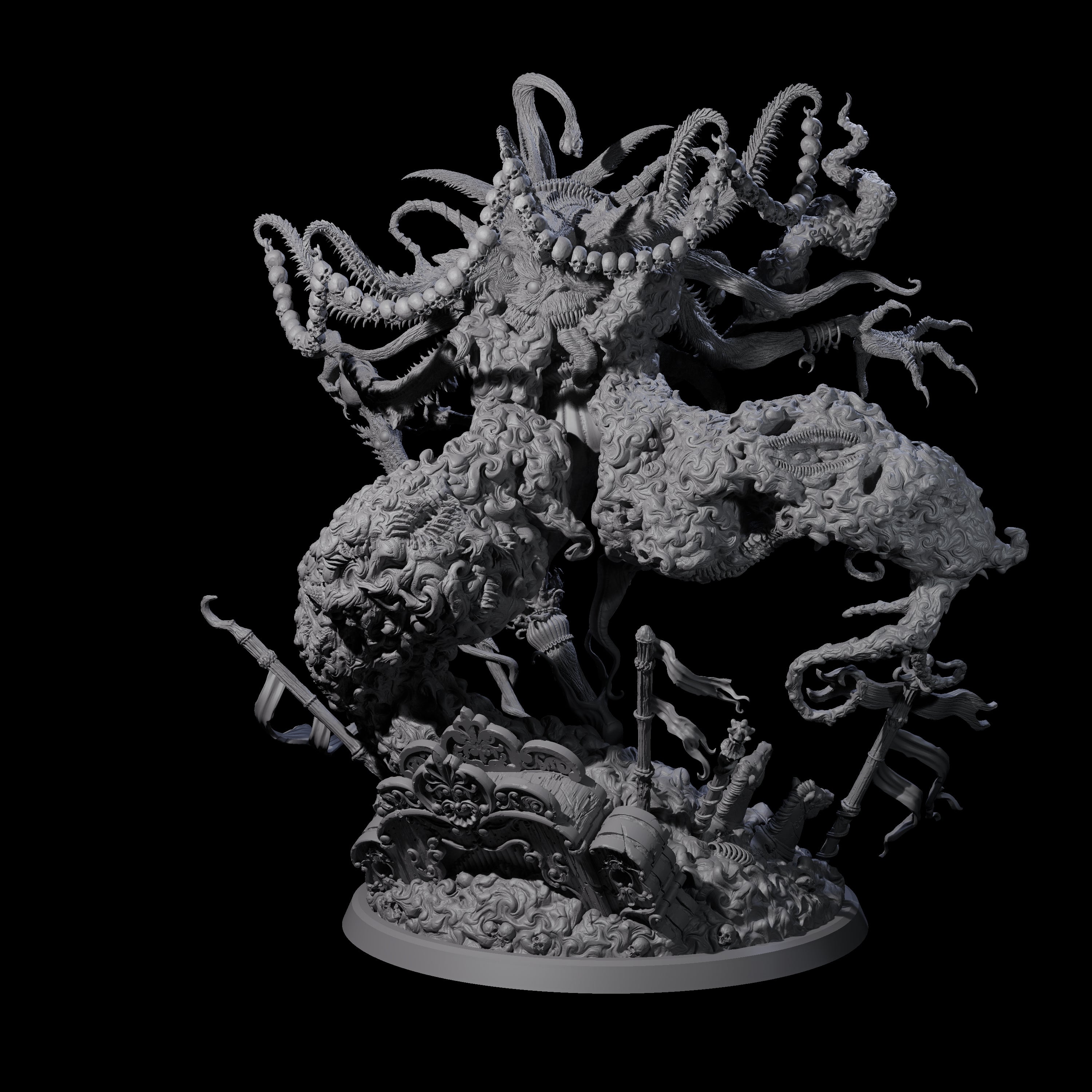 Writhing Star Spawn Seer Miniature for Dungeons and Dragons, Pathfinder or other TTRPGs
