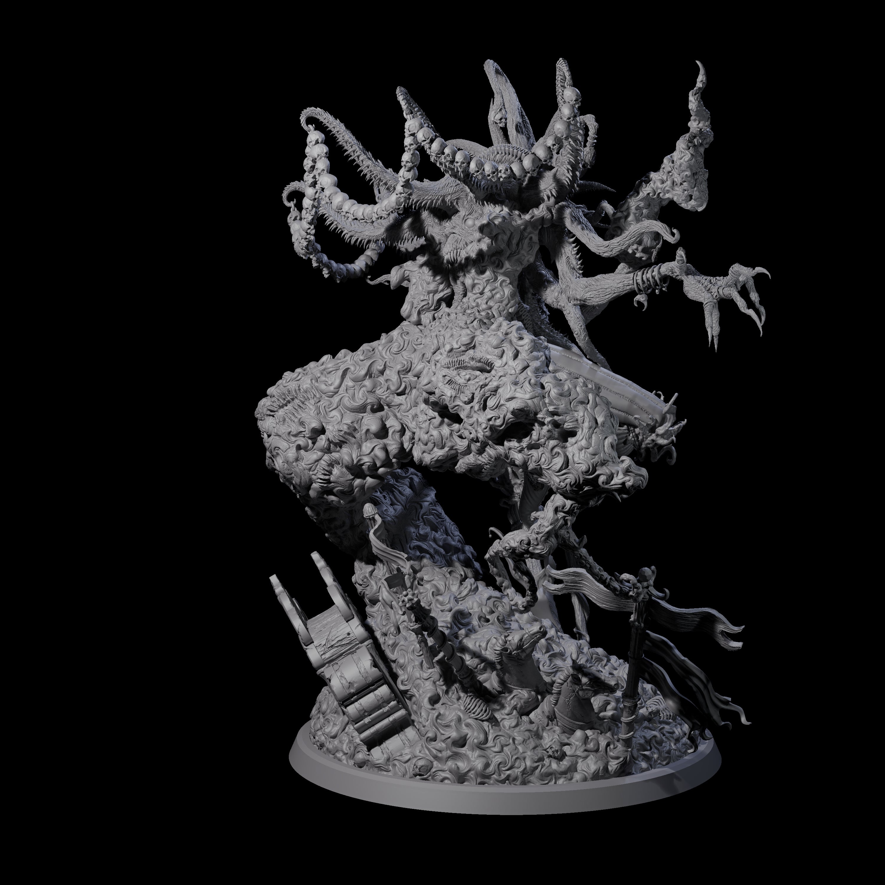 Writhing Star Spawn Seer Miniature for Dungeons and Dragons, Pathfinder or other TTRPGs