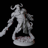 Yakfolk with Stone Sword Miniature for Dungeons and Dragons, Pathfinder or other TTRPGs