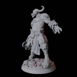 Yakfolk with Stone Sword Miniature for Dungeons and Dragons, Pathfinder or other TTRPGs