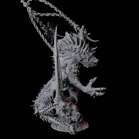 Yeenoghu, Demon Prince of Gnolls Miniature for Dungeons and Dragons, Pathfinder or other TTRPGs
