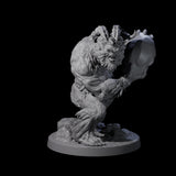 Yeti Stonehurler C Miniature for Dungeons and Dragons, Pathfinder or other TTRPGs