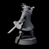 Yo-Hoing Human Captain Miniature for Dungeons and Dragons, Pathfinder or other TTRPGs