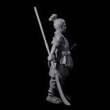 Young Apprentice Samuari Miniature for Dungeons and Dragons, Pathfinder or other TTRPGs