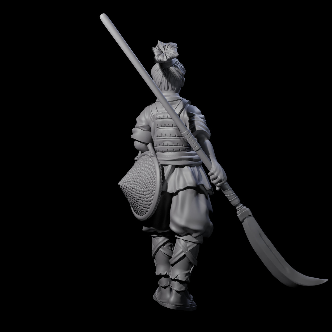 Young Apprentice Samuari Miniature for Dungeons and Dragons, Pathfinder or other TTRPGs