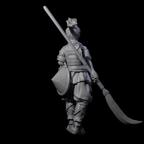 Young Apprentice Samuari Miniature for Dungeons and Dragons, Pathfinder or other TTRPGs